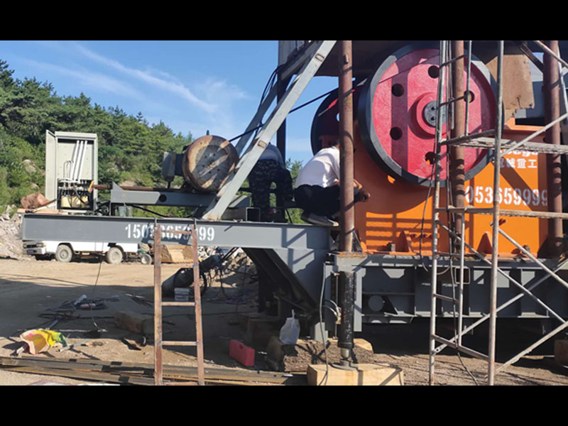 廣西石英砂破碎選礦現場